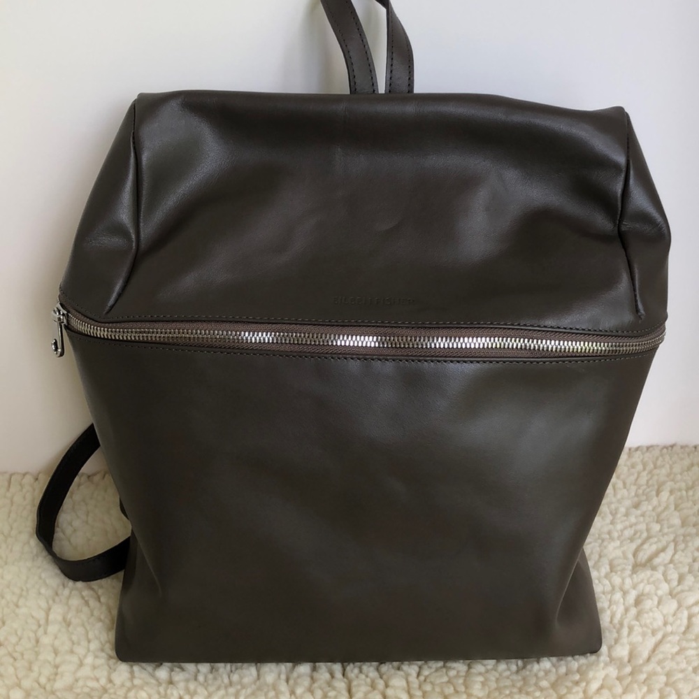 Eileen Fisher Italian Leather Backpack purse